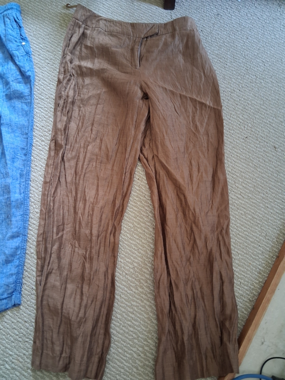 Laura linen pants ten For Taller Person